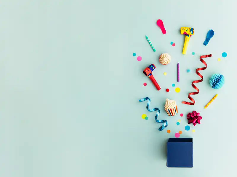 Birthday party background.